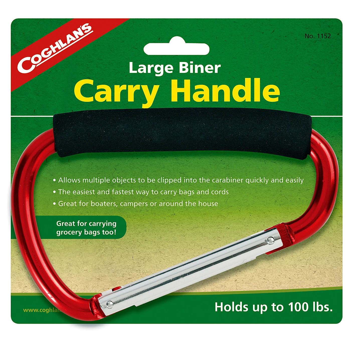 Coghlans - Riesenkarabiner Tragegriff - Mousqueton Auxiliaire 2 Coghlans - Riesenkarabiner Tragegriff - Mousqueton Auxiliaire – Image 2