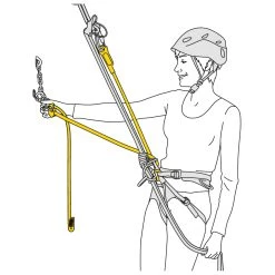 Petzl - Dual Connect Adjust - Longe De Maintien -Blue Ice shop petzl dual connect adjust longe de maintien detail 4