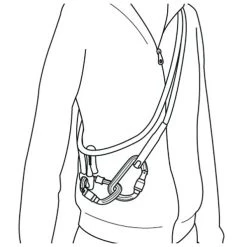 Petzl - Dual Connect Vario - Sangle De Relais -Blue Ice shop petzl dual connect vario sangle de relais detail 6